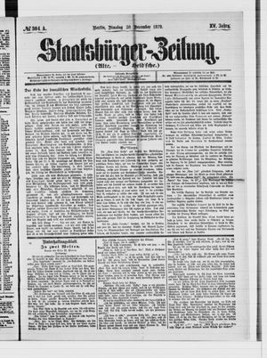 Staatsbürger-Zeitung vom 30.12.1879