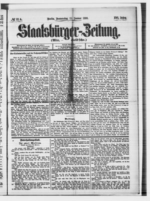 Staatsbürger-Zeitung vom 15.01.1880