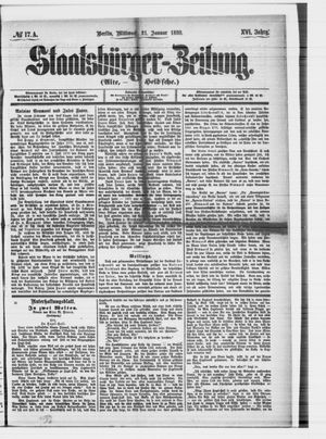 Staatsbürger-Zeitung vom 21.01.1880
