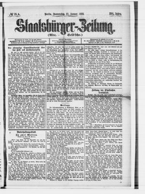 Staatsbürger-Zeitung vom 22.01.1880