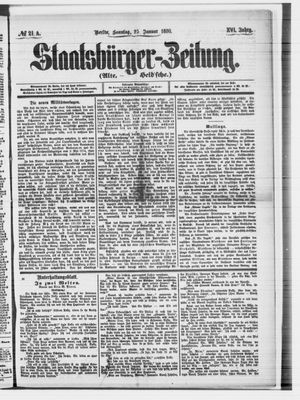Staatsbürger-Zeitung vom 25.01.1880