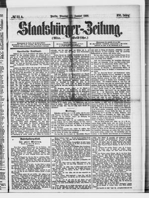 Staatsbürger-Zeitung on Jan 27, 1880