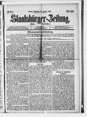 Staatsbürger-Zeitung vom 28.01.1880