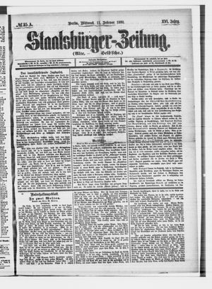 Staatsbürger-Zeitung vom 11.02.1880