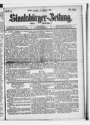 Staatsbürger-Zeitung vom 15.02.1880