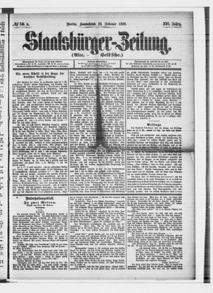 Staatsbürger-Zeitung vom 28.02.1880