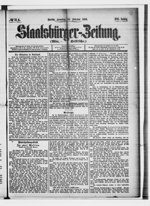 Staatsbürger-Zeitung on Feb 29, 1880