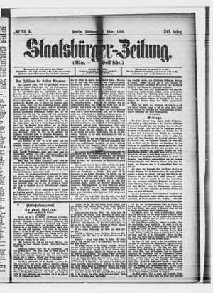 Staatsbürger-Zeitung on Mar 3, 1880