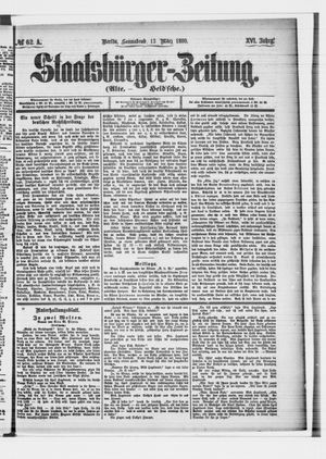 Staatsbürger-Zeitung vom 13.03.1880