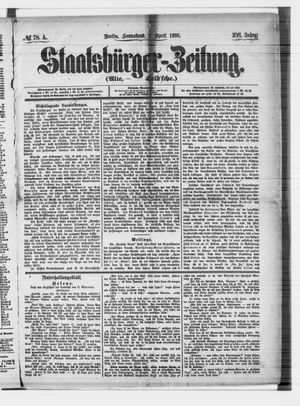 Staatsbürger-Zeitung on Apr 3, 1880