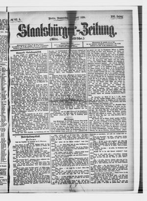 Staatsbürger-Zeitung on Apr 8, 1880