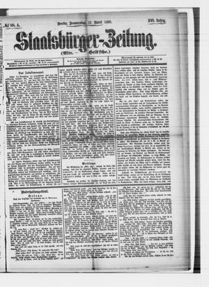 Staatsbürger-Zeitung vom 15.04.1880