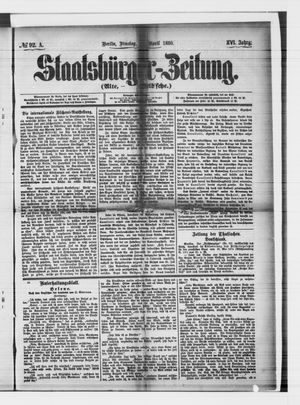 Staatsbürger-Zeitung on Apr 20, 1880