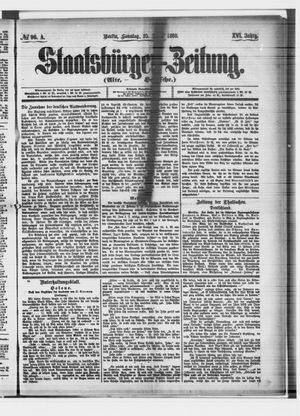 Staatsbürger-Zeitung on Apr 25, 1880