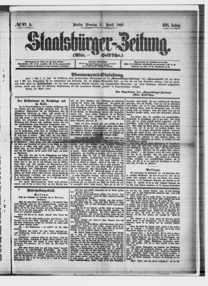 Staatsbürger-Zeitung vom 27.04.1880