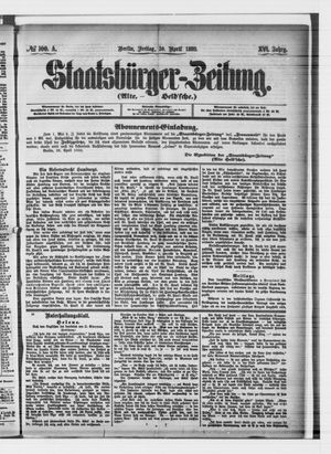 Staatsbürger-Zeitung vom 30.04.1880