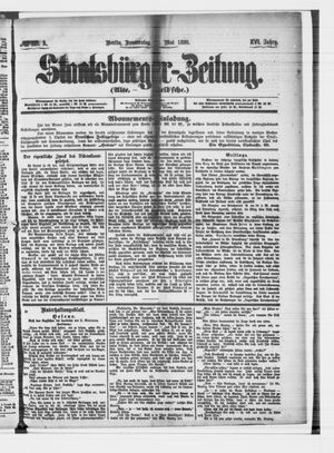 Staatsbürger-Zeitung on May 27, 1880