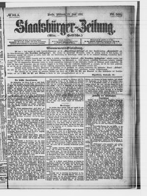 Staatsbürger-Zeitung vom 23.06.1880