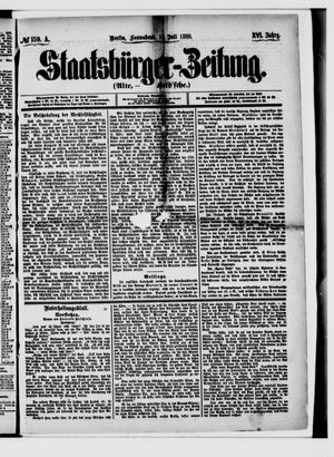 Staatsbürger-Zeitung vom 10.07.1880