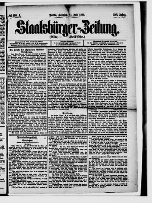 Staatsbürger-Zeitung vom 11.07.1880