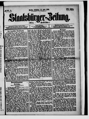 Staatsbürger-Zeitung on Jul 13, 1880
