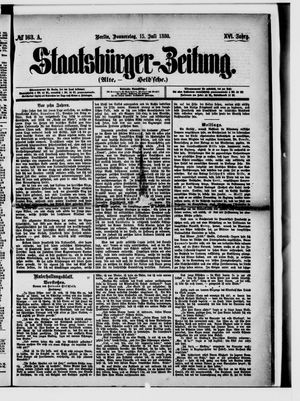 Staatsbürger-Zeitung vom 15.07.1880
