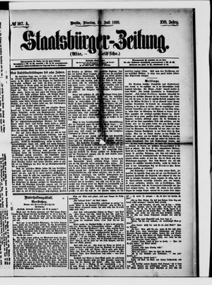 Staatsbürger-Zeitung on Jul 20, 1880