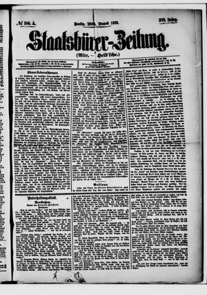 Staatsbürger-Zeitung vom 04.08.1880