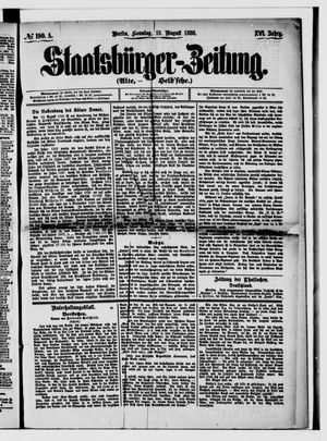 Staatsbürger-Zeitung vom 15.08.1880
