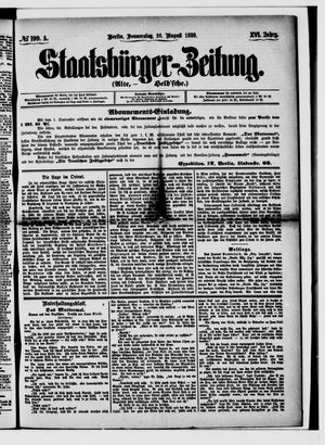Staatsbürger-Zeitung vom 26.08.1880