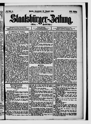 Staatsbürger-Zeitung vom 28.08.1880