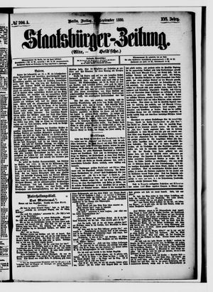 Staatsbürger-Zeitung vom 03.09.1880