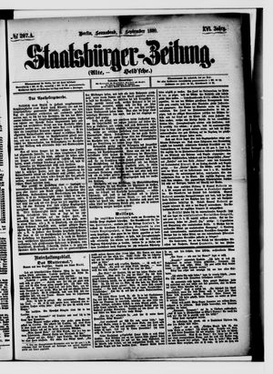 Staatsbürger-Zeitung vom 04.09.1880