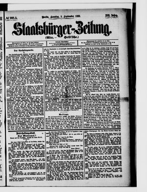 Staatsbürger-Zeitung vom 05.09.1880