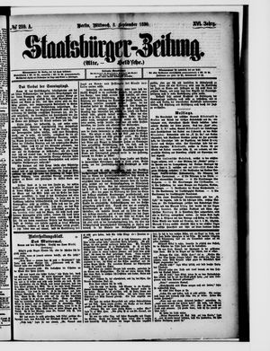 Staatsbürger-Zeitung vom 08.09.1880