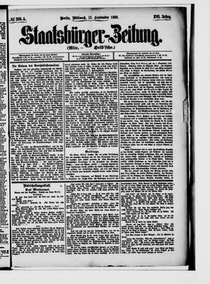 Staatsbürger-Zeitung vom 15.09.1880