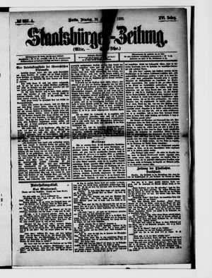 Staatsbürger-Zeitung on Sep 28, 1880