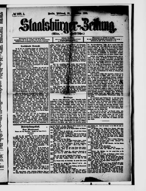 Staatsbürger-Zeitung on Sep 29, 1880