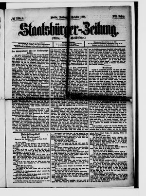 Staatsbürger-Zeitung vom 08.10.1880