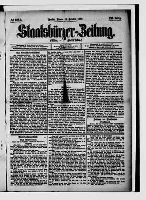 Staatsbürger-Zeitung on Oct 12, 1880