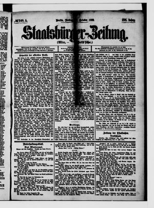 Staatsbürger-Zeitung on Oct 22, 1880