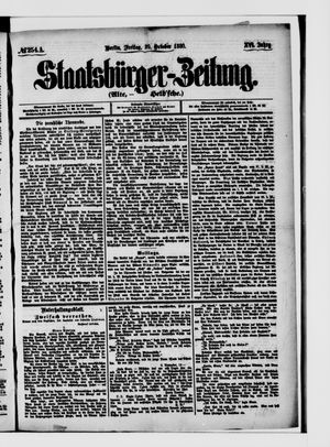 Staatsbürger-Zeitung vom 29.10.1880