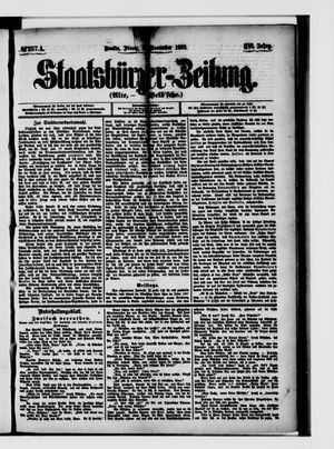 Staatsbürger-Zeitung on Nov 2, 1880