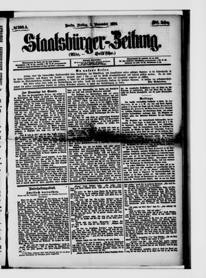 Staatsbürger-Zeitung on Nov 5, 1880