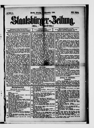 Staatsbürger-Zeitung vom 09.11.1880