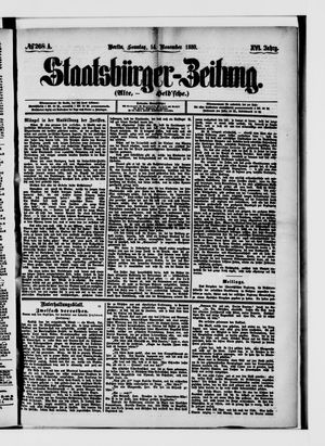Staatsbürger-Zeitung on Nov 14, 1880