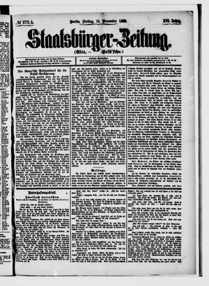 Staatsbürger-Zeitung on Nov 19, 1880