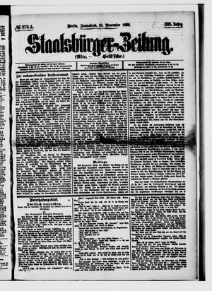 Staatsbürger-Zeitung vom 20.11.1880
