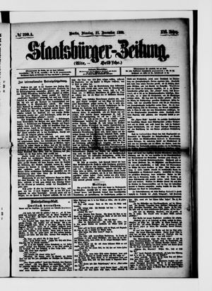 Staatsbürger-Zeitung on Dec 21, 1880