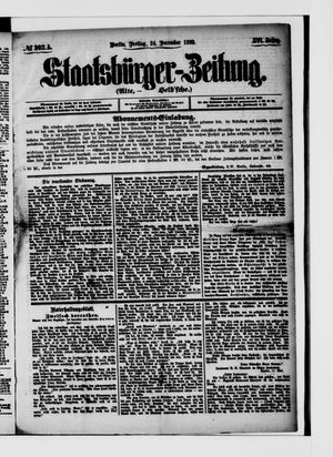 Staatsbürger-Zeitung vom 24.12.1880